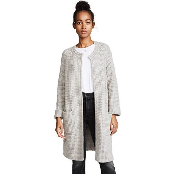 Madewell Waffle Stitch Sweater Jacket S 